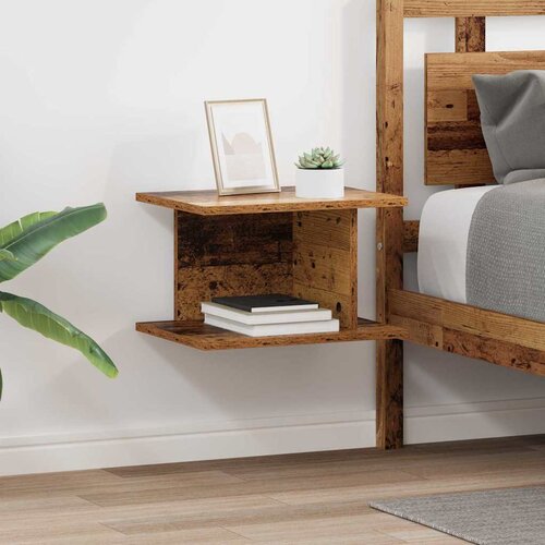  Noćni ormarić 2 pcs Staro drvo 40 x 30 x 25 cm Cene