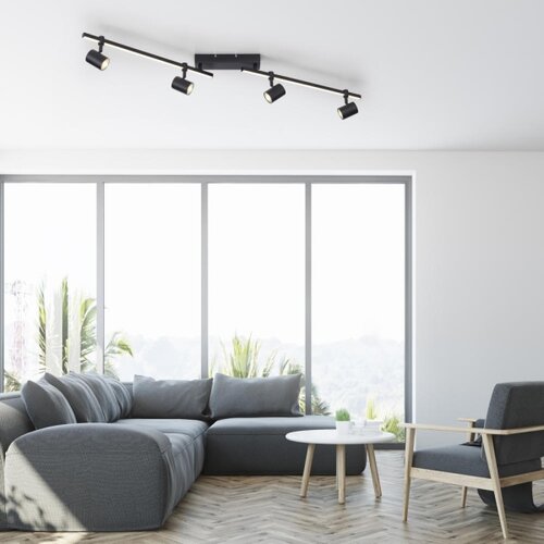 PAUL NEUHAUS 6525-18 - LED spot svetiljka BARIK 4xGU10/4,5W/230V + LED/10W Slike