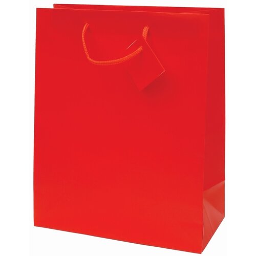  Vrečka darilna plast. mat a4 32,4x12,7x26 PROMOCIJA - RDEČA Cene