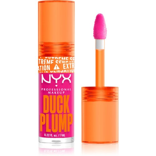 NYX Professional Makeup Duck Plump sijaj za ustnice z učinkom povečanja odtenek 12 Bubblegum Bae 6,8 ml Slike