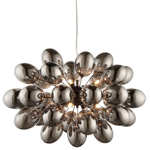  Endon 80124 - Visilica na sajli INFINITY 8xG9/28W/230V crna/zadimljena Slike