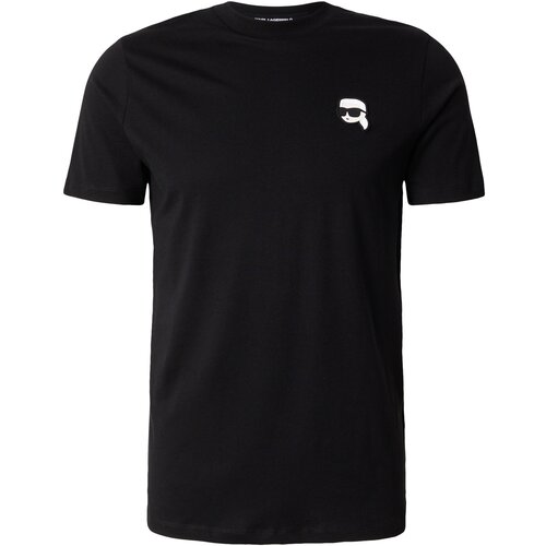 Karl Lagerfeld Majica bež / črna / bela Slike