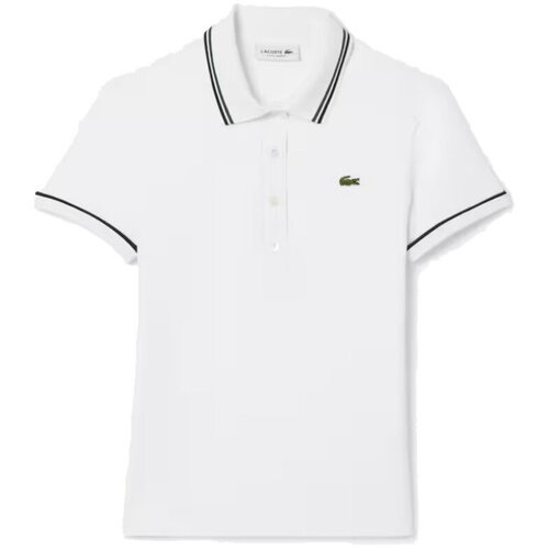 Lacoste Polo majice kratki rokavi DF5284 Bela Slike