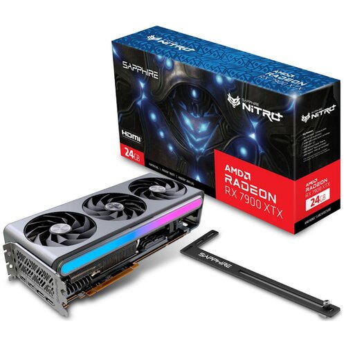 Sapphire Amd radoen rx 7900 xtx vapor-x nitro+ 24gb gddr6 rdna3 gaming grafična kartica Slike