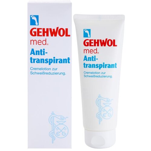 Gehwol Med kremasti antiperspirant za redukciju znojenja za stopala 125 ml Slike