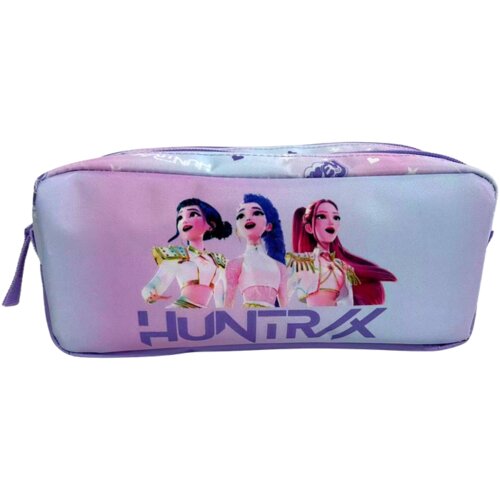 KPop Demon Hunters roza dvostruka pernica Slike