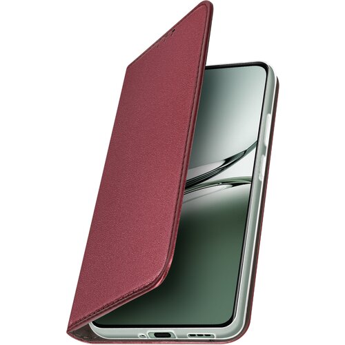 AVIZAR Ohišje za Oppo Reno 12F Clamshell Imetnik kartice Funkcija stojala, Bordeaux, (5000010165) Cene