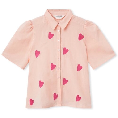 Compania Fantastica Topi & Bluze COMPAÑIA FANTÁSTICA Shirt 41058 - Pink Rožnata Cene