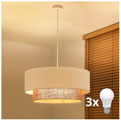  Brilagi - LED luster na sajli BOHO STYLE 3xE27/15W/230V prečnik 60 cm Cene