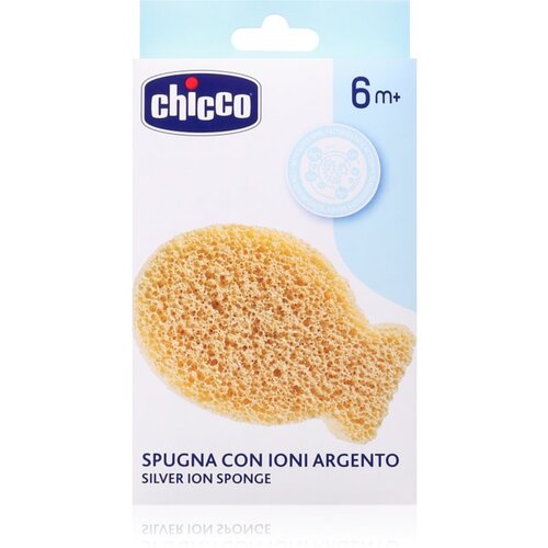 Chicco Silver Ion Sponge 6m+ dječja spužva za kupanje s ionima srebra 1 kom Cijene