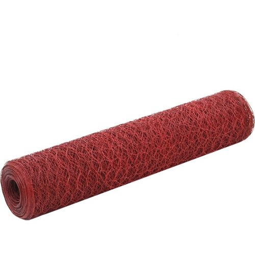 vidaXL Zicna mreza za ograjo jeklo s PVC oblogo 25x0,75 m rd Cene