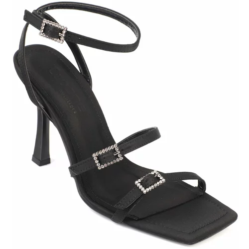 Capone Outfitters Stony Buckle High Heel Women's Booty Toe Sandals