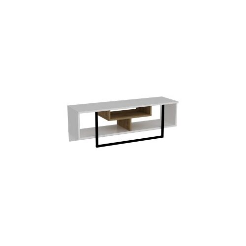 Hanah home tv polica asal (120) white ud black Slike