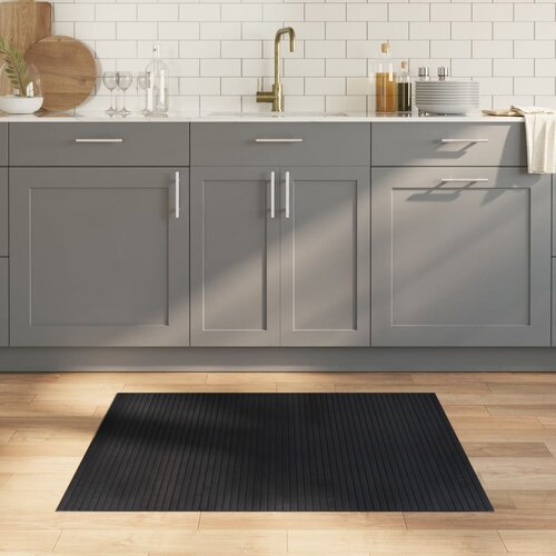  Pravokutni tepih crni 80x100 cm bambus Slike