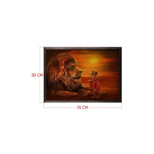 Wallity slika touch the lıon, 35 x 70 cm Cene