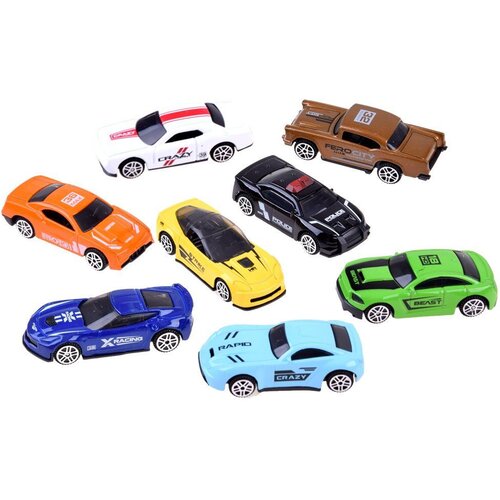  Set automobila, 8 opruga, metalna vozila ZA3234 Slike