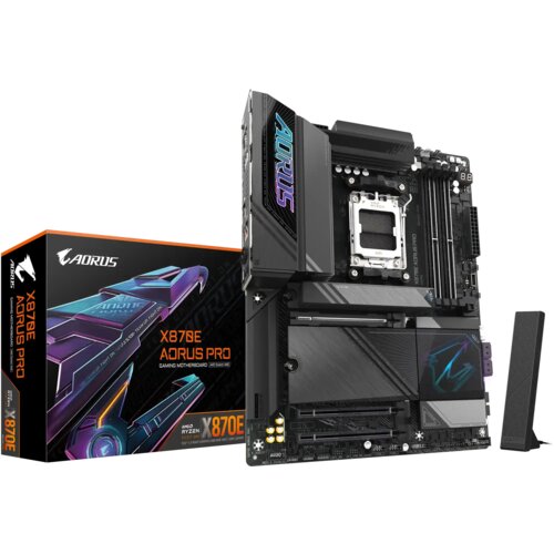 Gigabyte matična ploča X870E AORUS PRO rev. 1.0, AMD Ryzen 8000/7000 serija, AMI UEFI, AMD X870E, ATX Cene