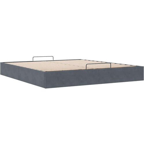 VidaXL Otomanski okvir kreveta bez madraca 180x200 cm bar&amp;scaron;unasti Slike