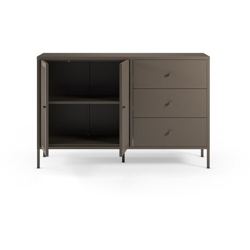 Marckeric Siva kovinska komoda 140x90x40 cm Fayna &amp;ndash; Slike