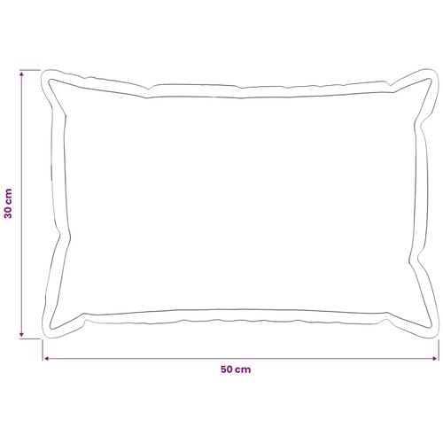  Presvlaka za jastuk 2 kom. HOUTEN Antracit 30 x 50 cm - Dizajn s paspulom Antracit 2 Slike