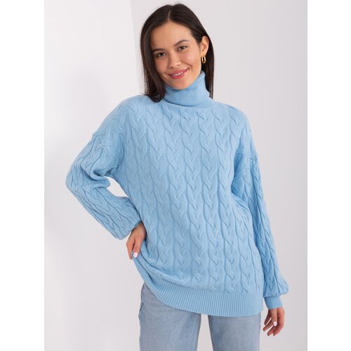 Wool Fashion Italia Sweater-AT-SW-2348.88-Light Blue Cene