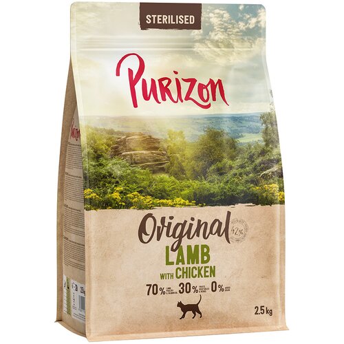 Purizon Sterilised Adult janjetina i piletina - bez žitarica - 2,5 kg Slike