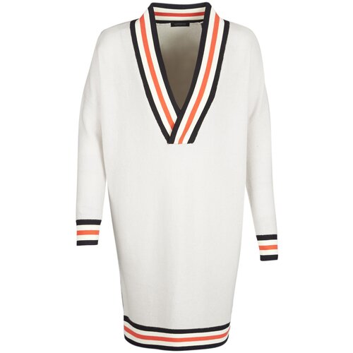 Maison Scotch Puloverji WHITE LONG SLEEVES Bela Cene