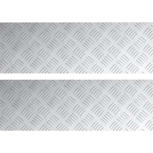  Aluminijske prostirke s uzorkom pahuljice 2 kom Protuklizne 75x25 cm Slike
