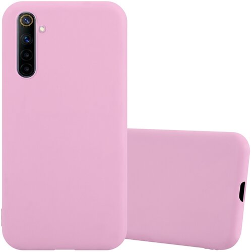 Cadorabo Case, združljiv z Realme v Candy Pink - Za&scaron;čitni pokrov iz fleksibilnega silikona TPU, (20591649) Cene