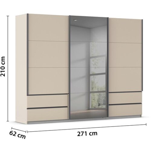 Premium Living Omara Z Drsnimi Vrati Elara, Barva &amp;Scaron;ampanjca Slike