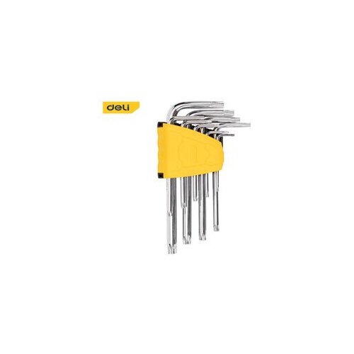 Deli Set dugih torx ključeva T10-T50, 9kom EDL3091 Cene