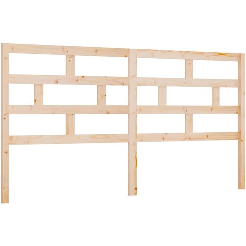 Maison Chic posteljno vzglavje - vzglavna omarica - nočna omarica 186x4x100 cm trdna borovina, (21704646) Slike