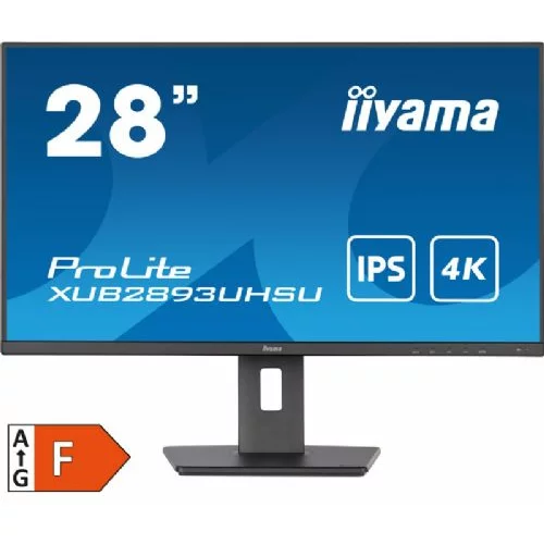 Iiyama Monitor ProLite XUB2893UHSU-B5 71cm 71,12 cm (28"), 300cd/m2, 3ms, UHD IPS LED HDMI/DP zvočniki monitor