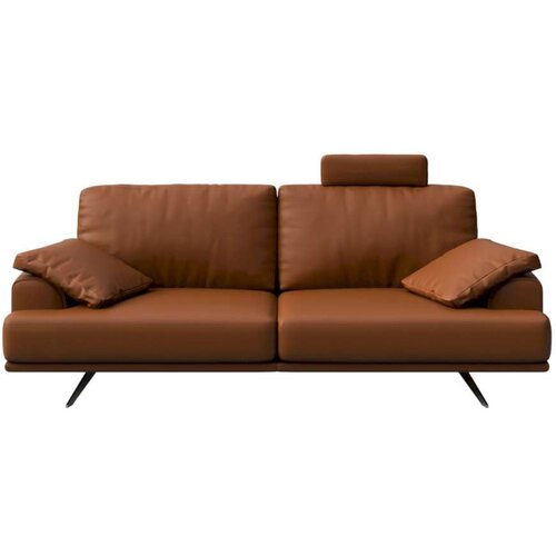 MESONICA Konjak smeđa kožna sofa 220 cm Prado – Cijene