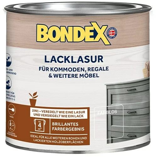 BONDEX Lak lazura (375 ml, brezbarvna, svilnati sijaj)
