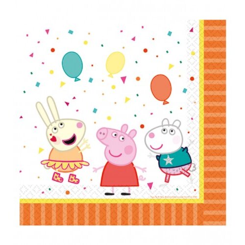 Amscan Salvete 33x33cm 16/1 peppa Pig 9906331 Slike