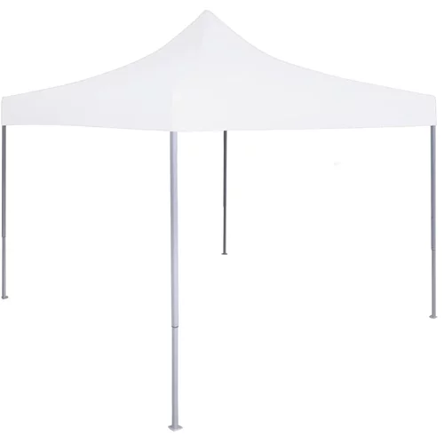  Profesionalni sklopivi šator za zabave 2 x 2 m čelični bijeli
