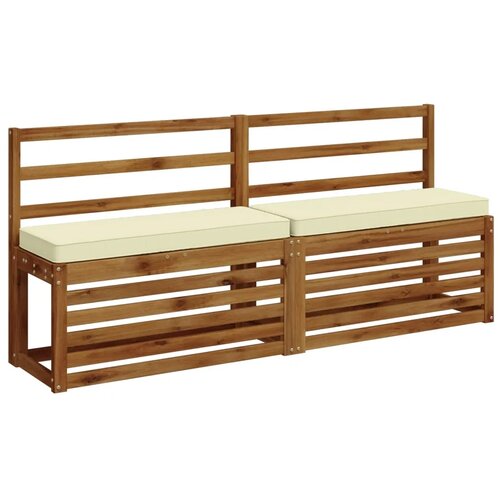  Jastučići za klupe - 2 dijela VUGHT 2 pcs 100% poliester Krem - Krem (poliester) 60 x 30 cm 2 Cijene