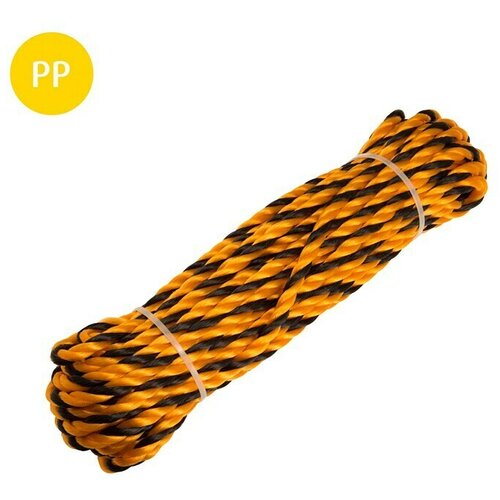 STABILIT PP uže (&amp;Oslash; x D: 10 mm x 25 m, 3-struko usukano, Crno-žute boje) Slike