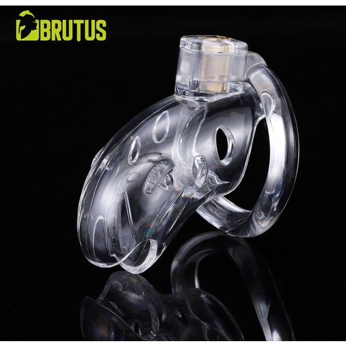Brutus Shark Cage Chastity Cage Clear Slike
