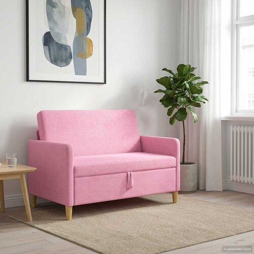 SOFA s pohranom Ružičasta 122 x 78 x 87 cm Poliester Cijene