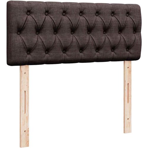  Krevet box spring s madracem tamnosmeđi 120 x 190 cm od tkanine Slike