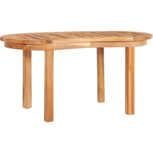 VidaXL Klubska mizica 90x50x45 cm trdna tikovina Slike