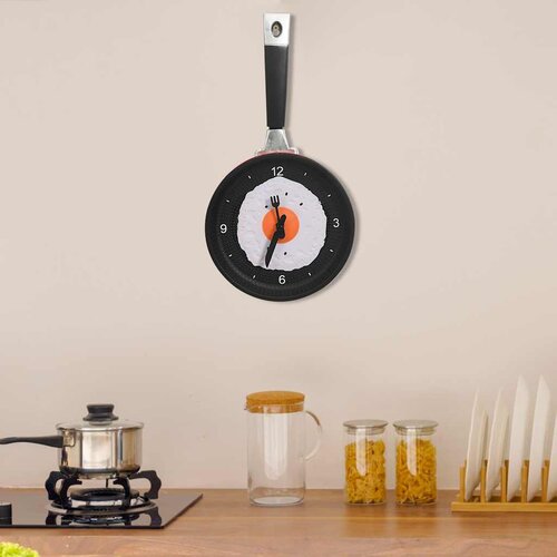  325164 Wall Clock with Fried Egg Pan Design 18,8 cm Cijene