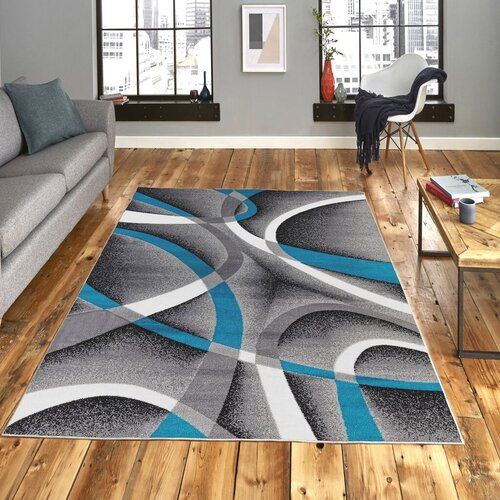 Conceptum Hypnose tepih Woopamuk196, 100x150 cm, sivo-plava Cijene