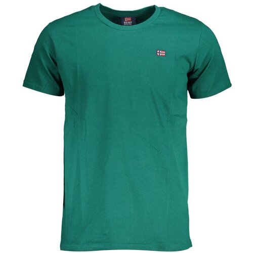 SCUOLA NAUTICA ITALIANA NORWAY 1963 MEN'S SHORT SLEEVED T-SHIRT GREEN Cijene