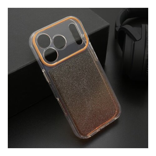  Futrola ombre glitter za iphone 17 pro (6.3) narandzasta ( F124973 ) Slike
