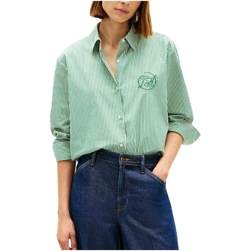 Tommy Hilfiger Srajce &amp;amp; Bluze WW0WW48190 Zelena Slike