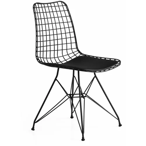 Kalune Design Crne metalne blagovaonske stolice u setu 2 kom Tivoli –