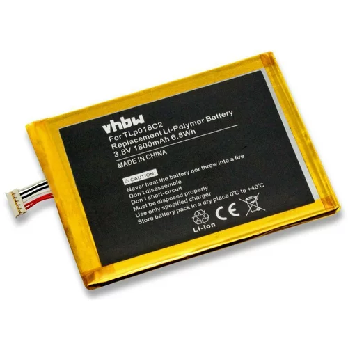 VHBW Baterija za Alcatel One Touch Idol Ultra, 1800 mAh